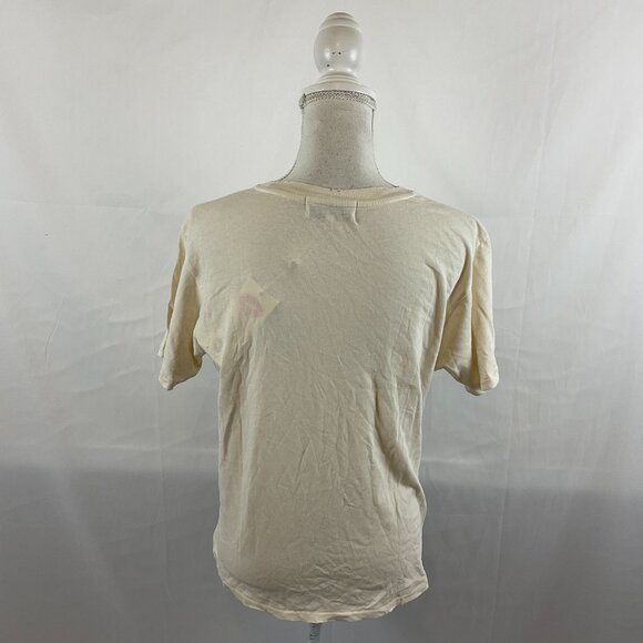 Wildfox Graphic T-Shirt M Cream I Came I Brunched I Left Salt Short Sleeve New - Picture 7 of 11